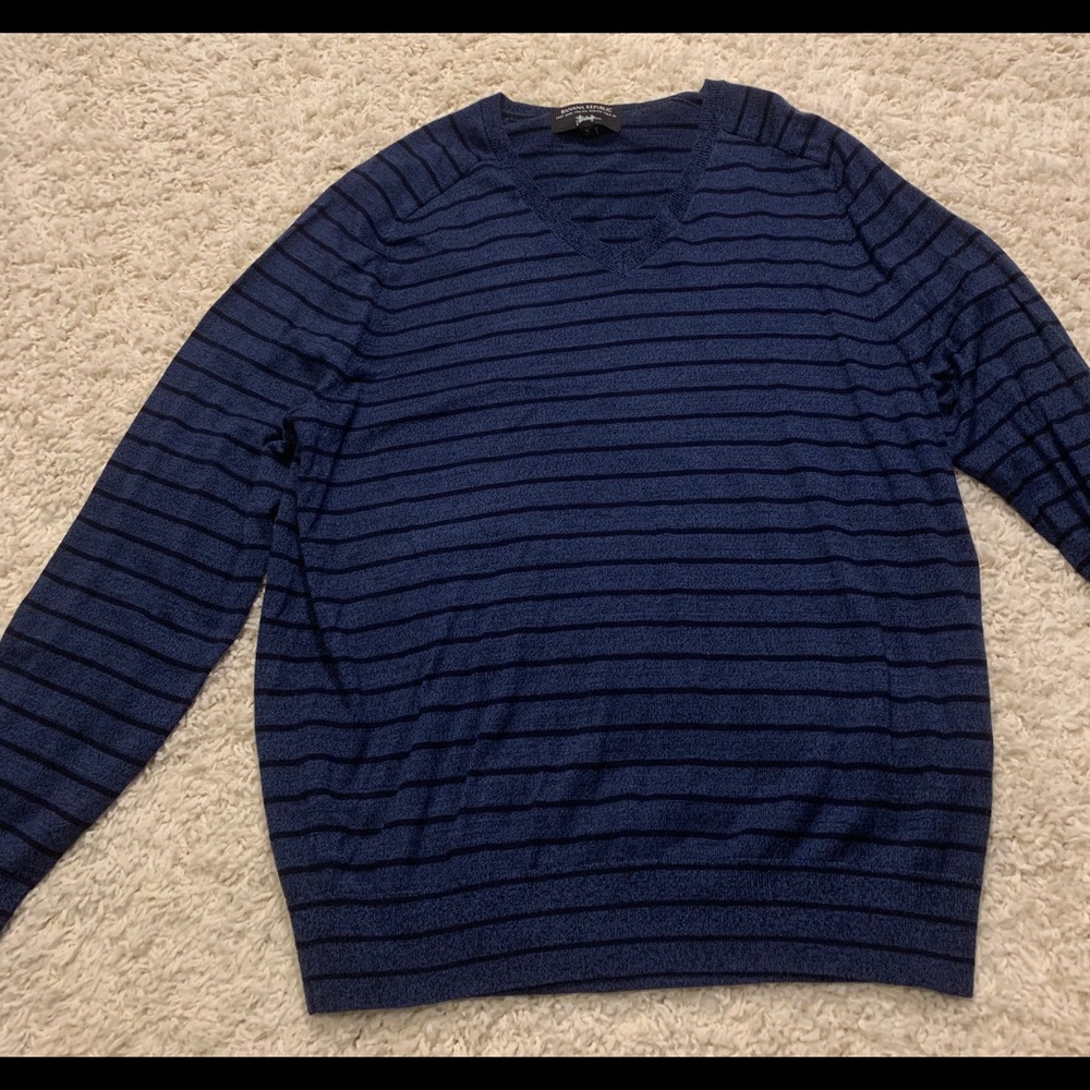 Italian Merino Stripe Sweater (Men’s) - Picture 3 of 3